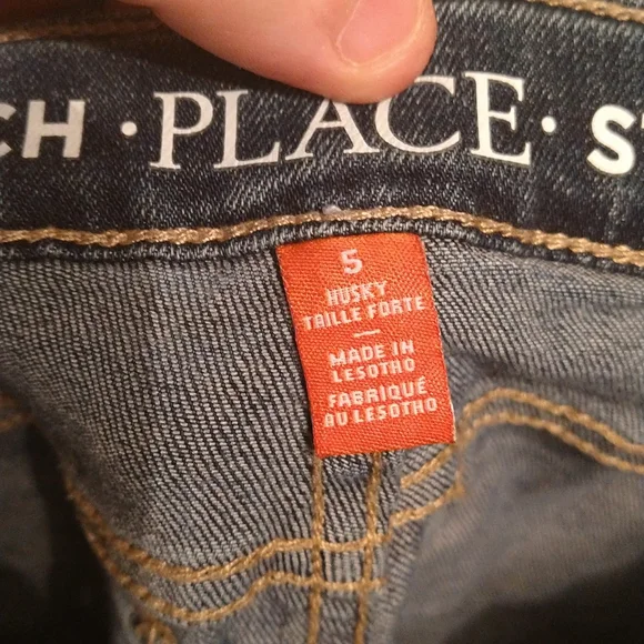 Children's Place Boys Size 5 Stretch Straight Leg Jeans - Picture 4 of 5